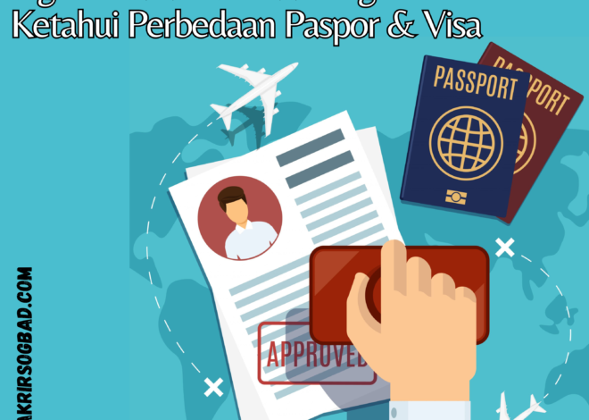 Ingin Liburan Keluar Negeri? Ketahui Perbedaan Paspor & Visa